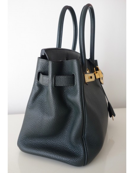 SAC HERMES BIRKIN 30 VERT ANGLAIS