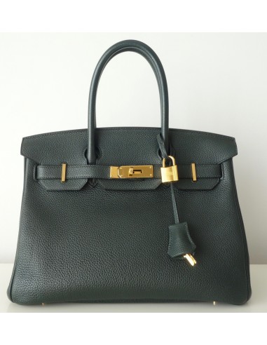 SAC HERMES BIRKIN 30 VERT ANGLAIS