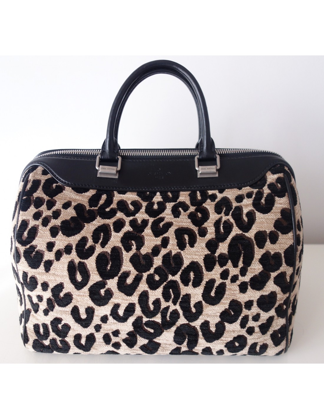 LOUIS VUITTON Collector Stephen Sprouse Leopard Speedy Bag