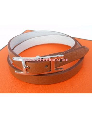 BRACELET HERMES HAPI BLANC / BARENIA