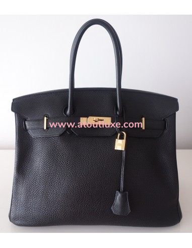 Sac Hermes Birkin 35 noir