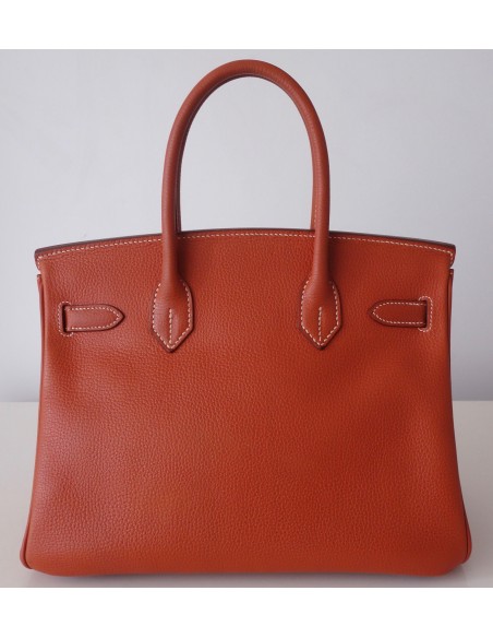 SAC HERMES BIRKIN 30 BRIQUE