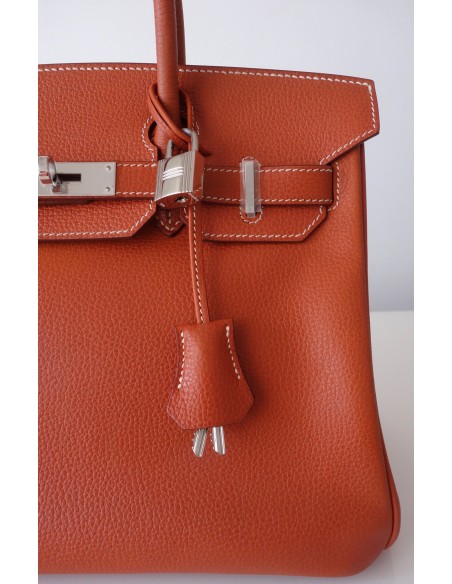 SAC HERMES BIRKIN 30 BRIQUE