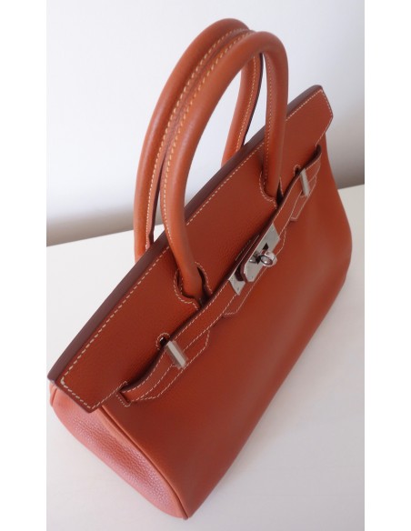 SAC HERMES BIRKIN 30 BRIQUE