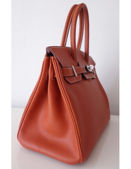 SAC HERMES BIRKIN 30 BRIQUE