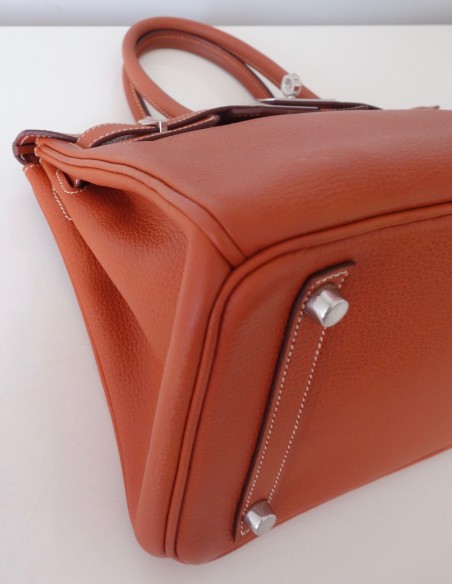 SAC HERMES BIRKIN 30 BRIQUE