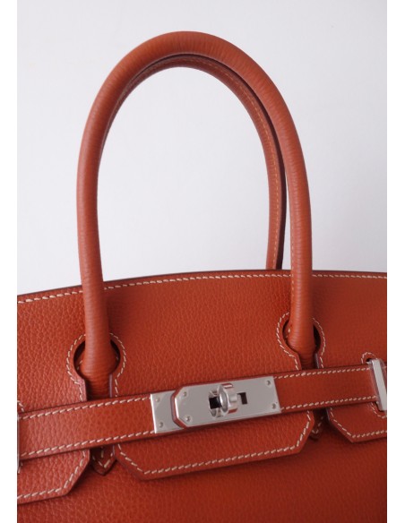 SAC HERMES BIRKIN 30 BRIQUE