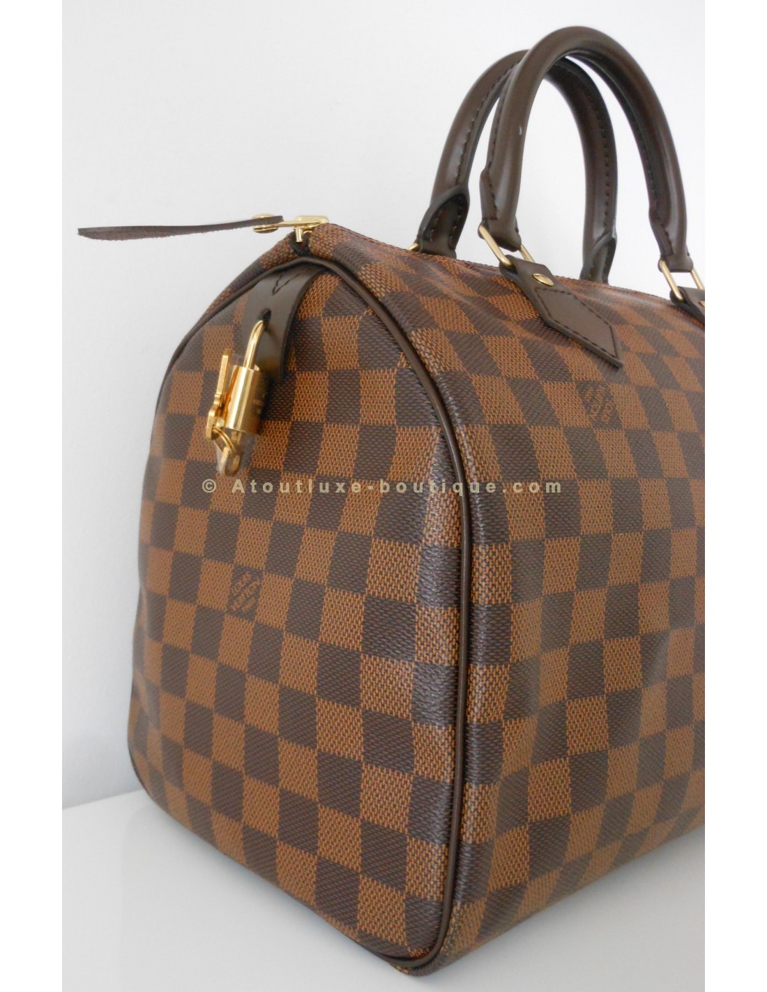 Studio Vintage - Dépot Vente - Sac Speedy 30 toile damier, porte