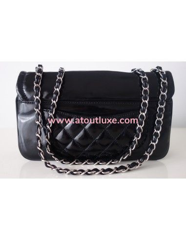 Sac Chanel vinyle noir Sac Chanel vinyle noir