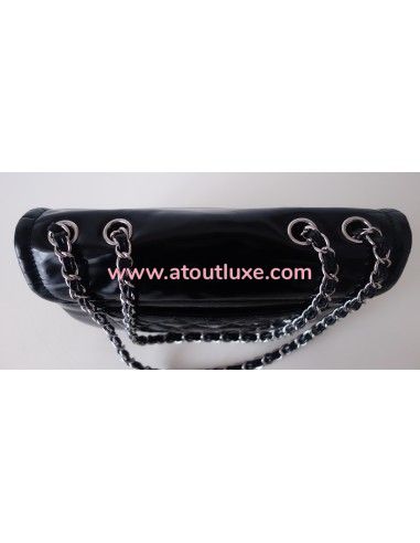 Sac Chanel vinyle noir Sac Chanel vinyle noir