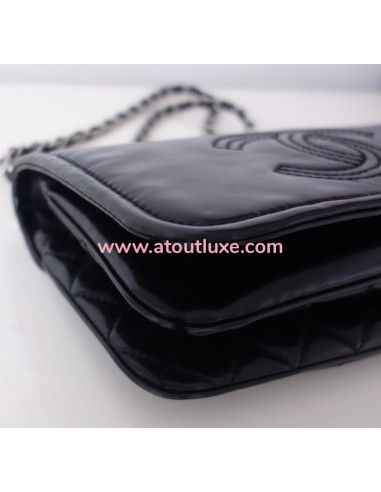 Sac Chanel vinyle noir Sac Chanel vinyle noir