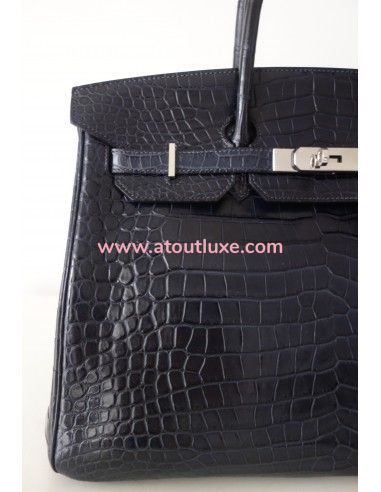 Sac Hermes Birkin 35 crocodile Sac Hermes Birkin 35 crocodile