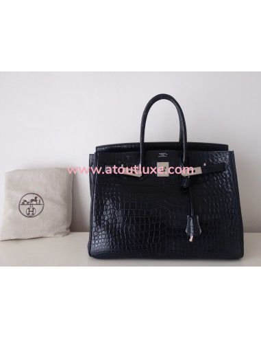 Sac Hermes Birkin 35 crocodile Sac Hermes Birkin 35 crocodile