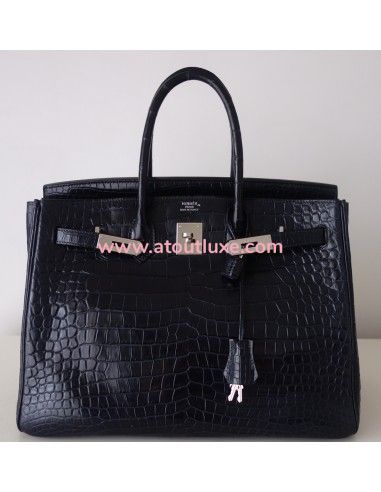 Sac Hermes Birkin 35 crocodile