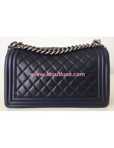 Sac Chanel Boy bleu marine Sac Chanel Boy bleu marine