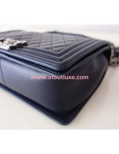 Sac Chanel Boy bleu marine Sac Chanel Boy bleu marine