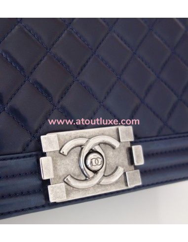 Sac Chanel Boy bleu marine Sac Chanel Boy bleu marine