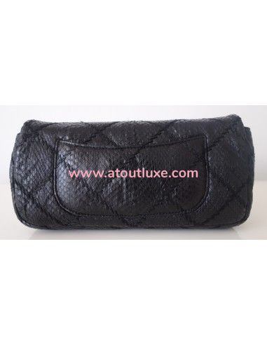 Sac Chanel Classique python noir Sac Chanel Classique python noir