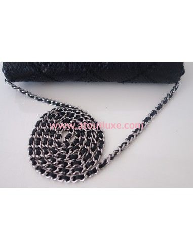 Sac Chanel Classique python noir Sac Chanel Classique python noir