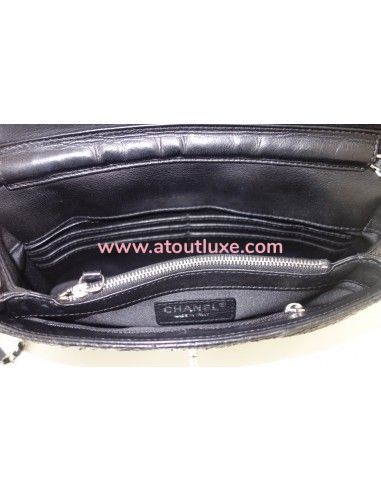 Sac Chanel Classique python noir Sac Chanel Classique python noir