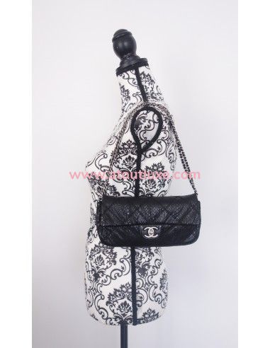 Sac Chanel Classique python noir Sac Chanel Classique python noir