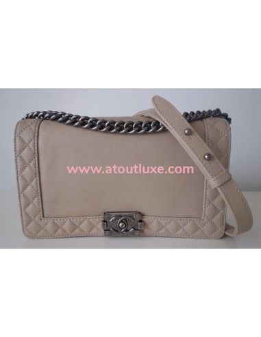 Sac Chanel Boy beige