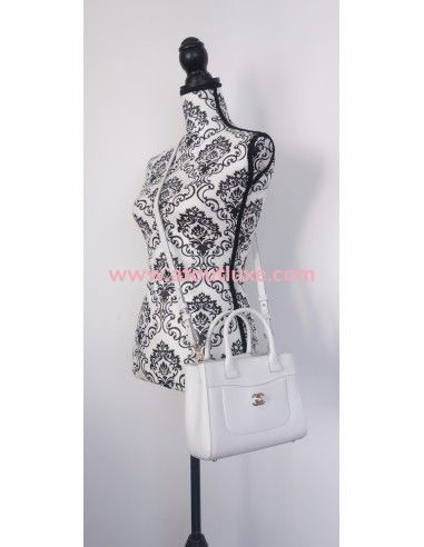 Sac Chanel petit shopping blanc Sac Chanel petit shopping blanc