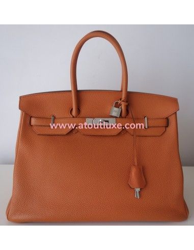 Sac Hermes Birkin 35 orange