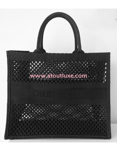 Sac Dior Book Tote noir