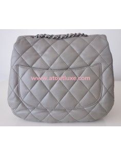 Sac Chanel Classique gris 2