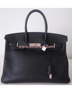 Sac Hermes Birkin 35 noir 2
