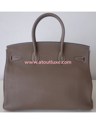 Sac Hermes Birkin 35 étoupe Sac Hermes Birkin 35 étoupe