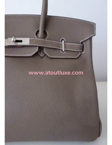Sac Hermes Birkin 35 étoupe Sac Hermes Birkin 35 étoupe
