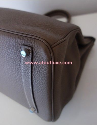Sac Hermes Birkin 35 étoupe Sac Hermes Birkin 35 étoupe