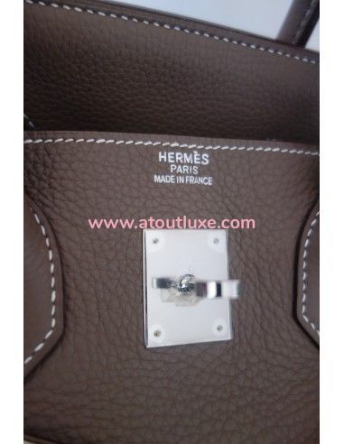 Sac Hermes Birkin 35 étoupe Sac Hermes Birkin 35 étoupe