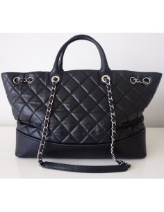 SAC CHANEL SHOPPING NOIR 2