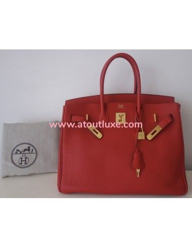 Sac Hermes Birkin 35 rouge Sac Hermes Birkin 35 rouge