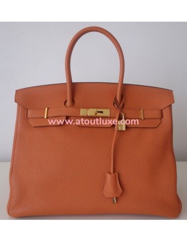 Sac Hermes Birkin 35 orange