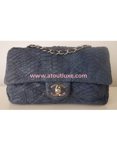 Sac Chanel classique python