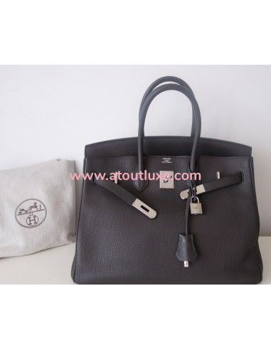 Sac Hermes Birkin graphite Sac Hermes Birkin graphite