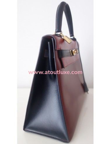 Sac Hermes Kelly 32 tricolore Sac Hermes Kelly 32 tricolore