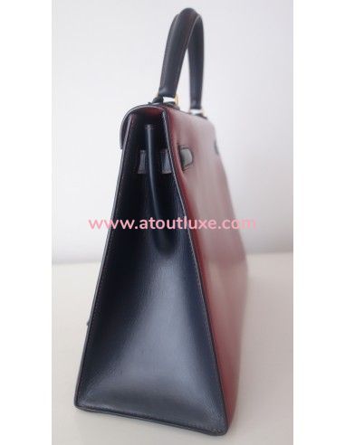Sac Hermes Kelly 32 tricolore Sac Hermes Kelly 32 tricolore