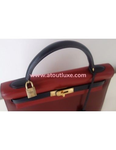 Sac Hermes Kelly 32 tricolore Sac Hermes Kelly 32 tricolore