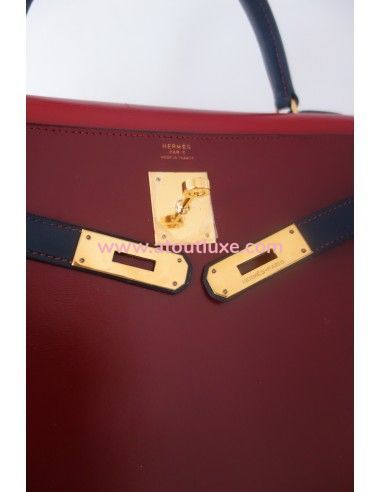 Sac Hermes Kelly 32 tricolore Sac Hermes Kelly 32 tricolore