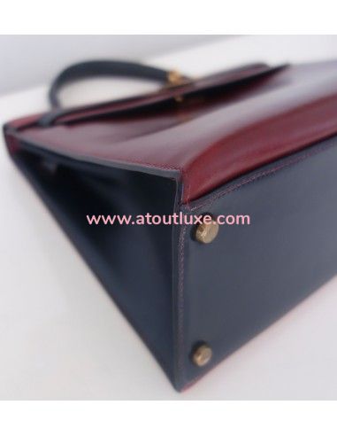 Sac Hermes Kelly 32 tricolore Sac Hermes Kelly 32 tricolore