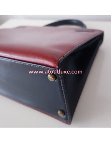 Sac Hermes Kelly 32 tricolore Sac Hermes Kelly 32 tricolore