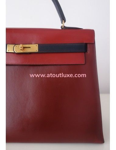 Sac Hermes Kelly 32 tricolore Sac Hermes Kelly 32 tricolore