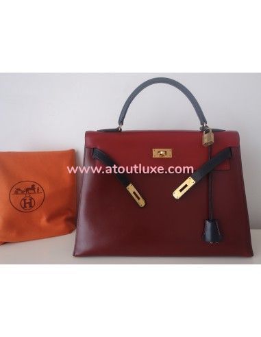 Sac Hermes Kelly 32 tricolore Sac Hermes Kelly 32 tricolore
