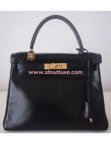 Sac Hermes Kelly noir 28