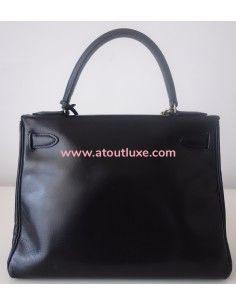 Sac Hermes Kelly noir 28 2